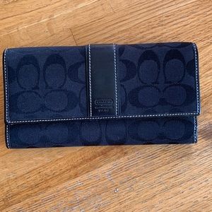 Coach wallet/checkbook holder